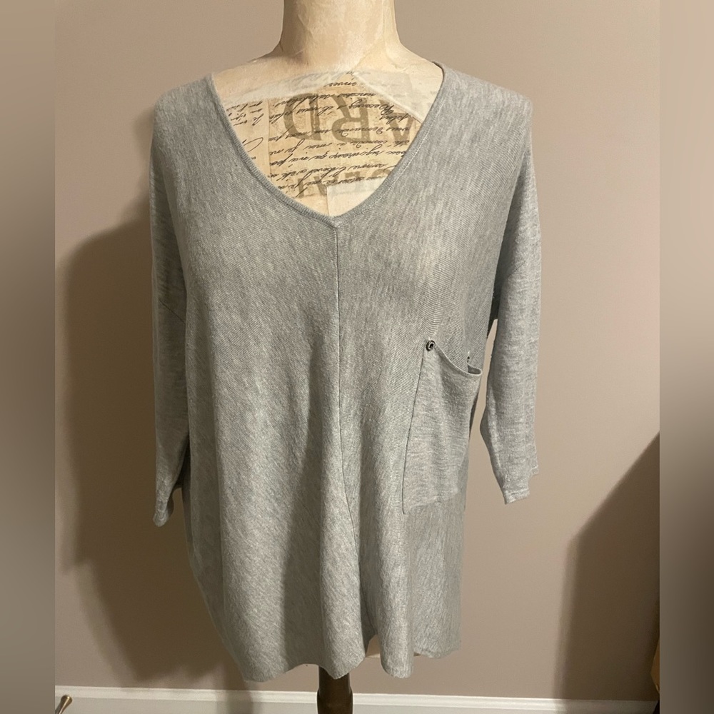 Kerisma Raven Sweater V-neck Gray S/M